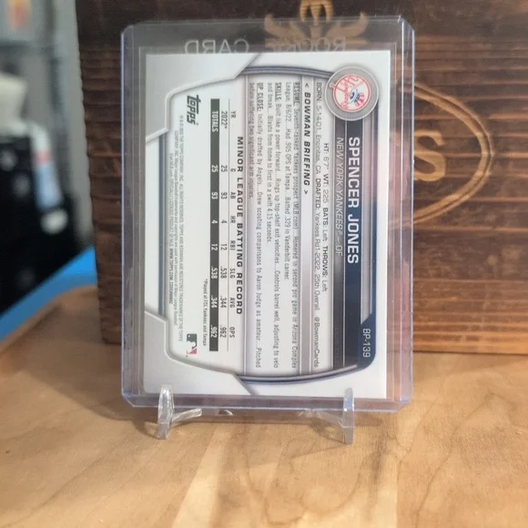 2023 1st Bowman Spencer Jones Prospect Rookie Card Yankees 🔥🔥🔥 - Picture 2 of 2